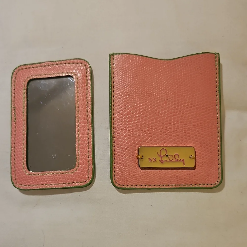 Lilly Pulitzer Pink Mirror Case